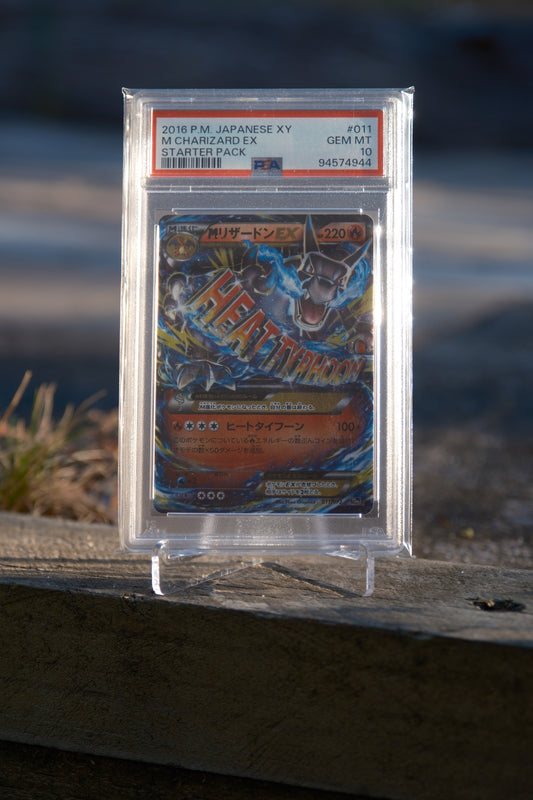 2016 P.M. Japanese X Y Mega Charizard Ex Starter Pack #11 PSA 10