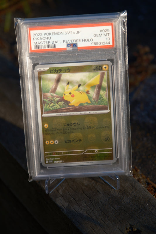 2023 SV2a JP Pikachu Master Ball Reverse Holo #25